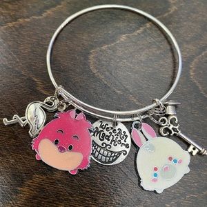 Alice in Wonderland inspired charm bracelet
